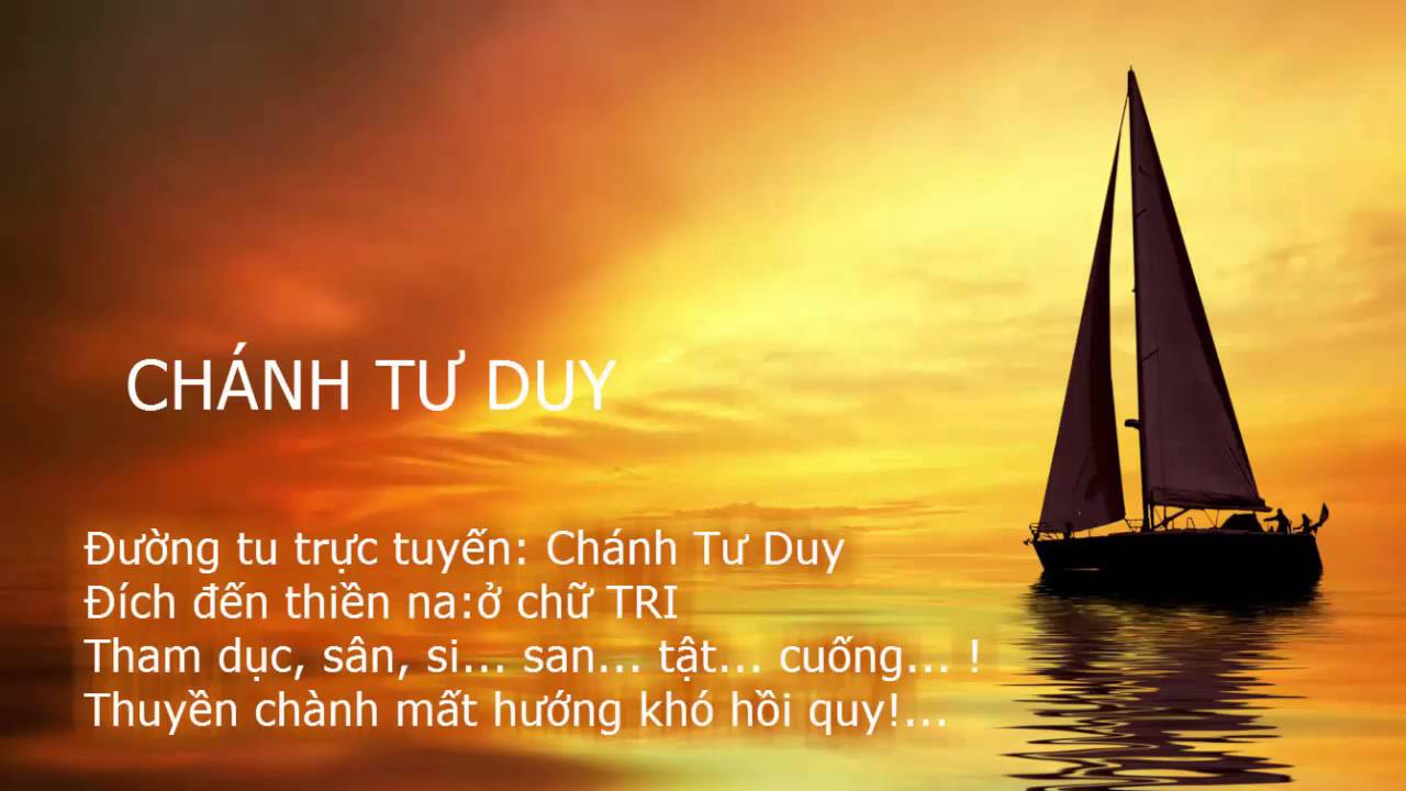 Bát chánh đạo - CHÁNH TƯ DUY - HT THÍCH TỪ THÔNG - YouTube